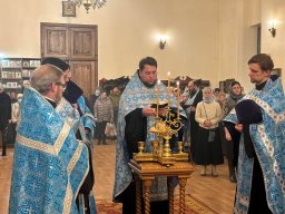 Канун праздника Введения во храм Пресвятой Богородицы